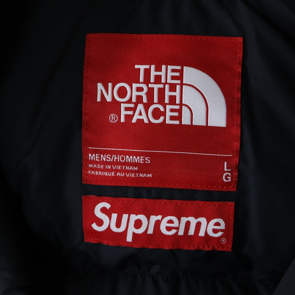 SUPREME(シュプリーム) 21SS ×THE NORTH FACE Studded Nuptse Jacket ザノースフェイス スタッズプリント ヌプシ ナイロン ダウンジャケット ブラック ND42100I