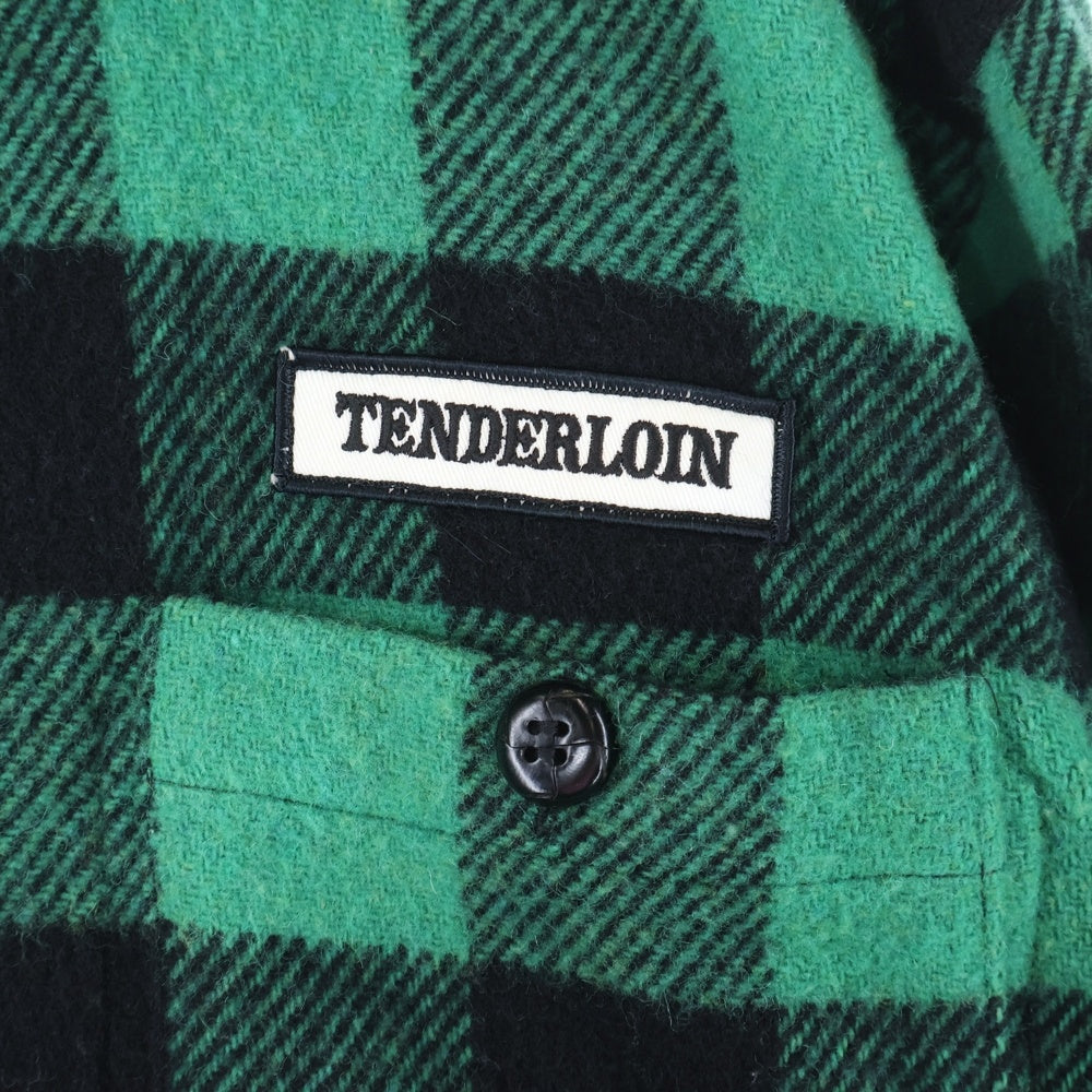 TENDERLOIN(テンダーロイン) 03AW T-BUFFALO JKT 1st T-20RG 初期 バッファロー チェック ウールジャケット グリーン/ブラック