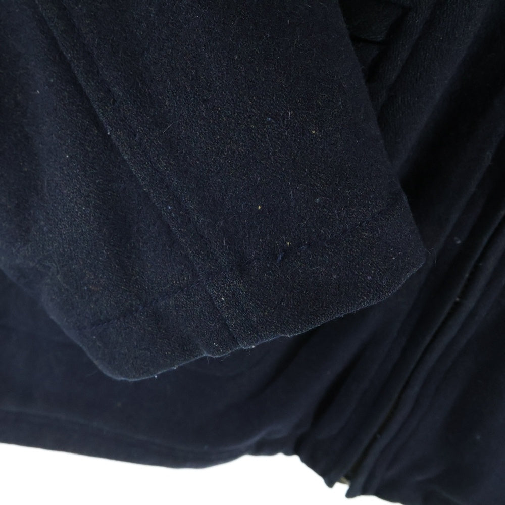 TENDERLOIN(テンダーロイン) T- MELTON JACKET ロゴパッチ メルトンジャケット ジップアップブルゾン ネイビー