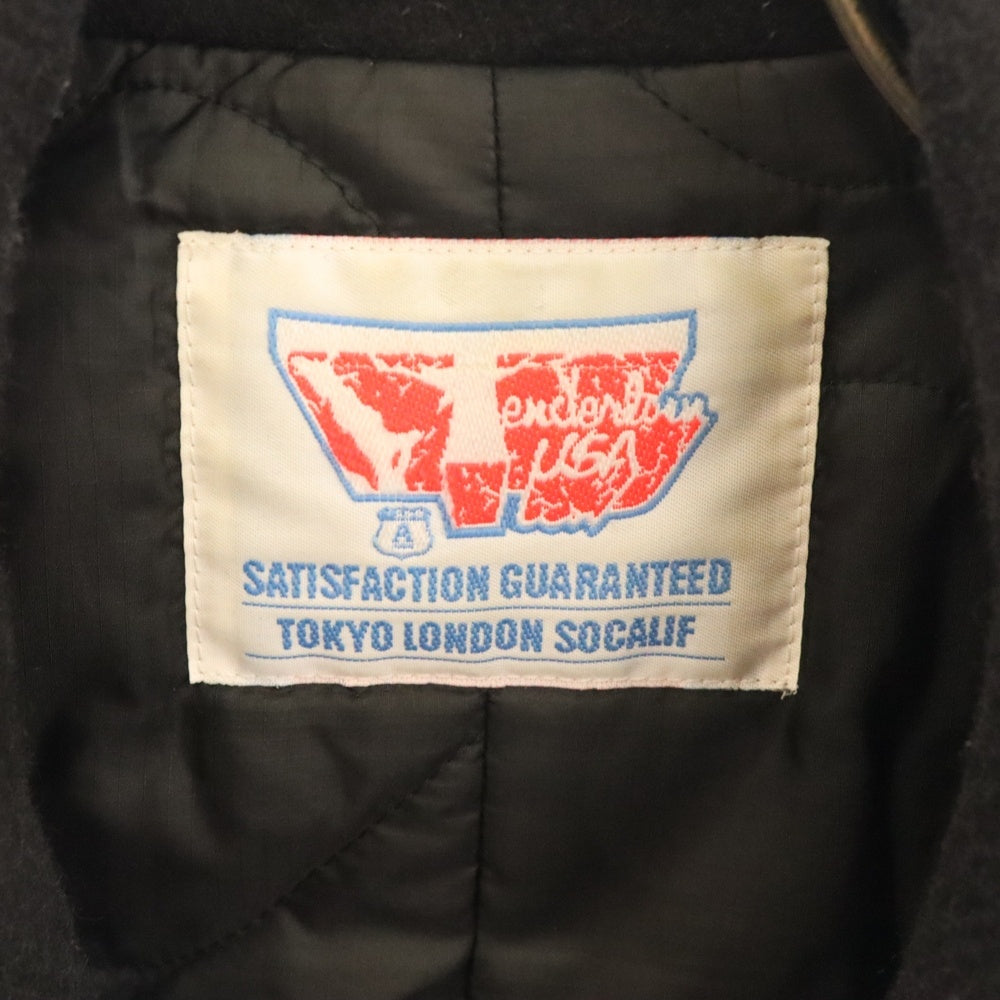 TENDERLOIN(テンダーロイン) 01AW P COAT スタースタッズ ウールPコート ブラック