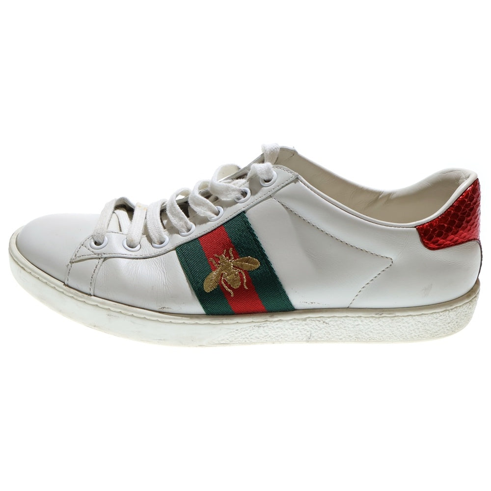 GUCCI(グッチ) エース エンブロイダリー ローカットスニーカー ホワイト 431942