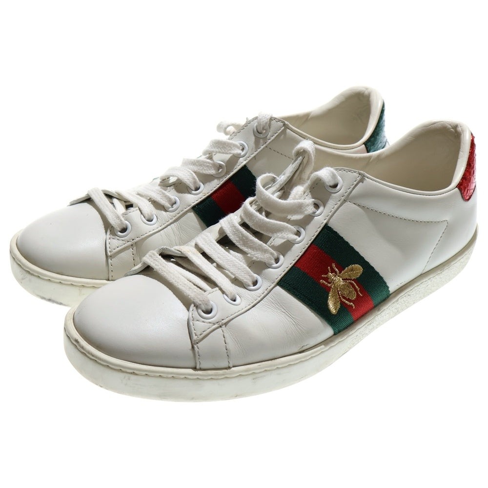 GUCCI(グッチ) エース エンブロイダリー ローカットスニーカー ホワイト 431942