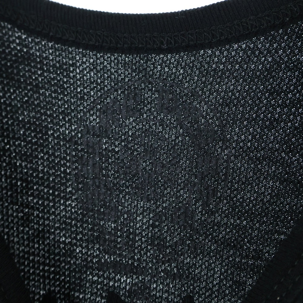 CHROME HEARTS(クロムハーツ) Thermal L S ヴァインダガー バックプリント サーマル長袖Tシャツ カットソー ブラック