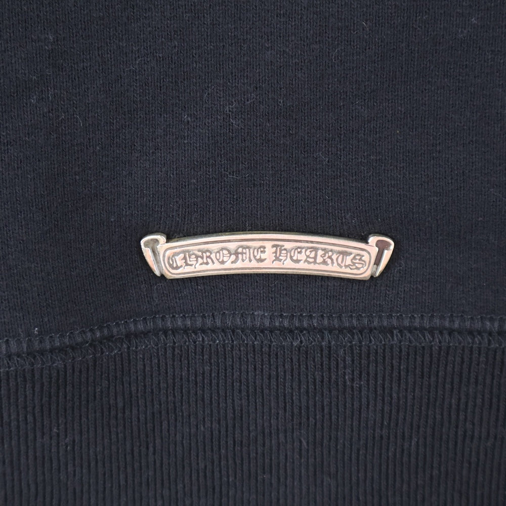 CHROME HEARTS(クロムハーツ) 7-11 HOODIE バックCHロゴクロス刺繍 プルオーバーパーカー フーディー ブラック