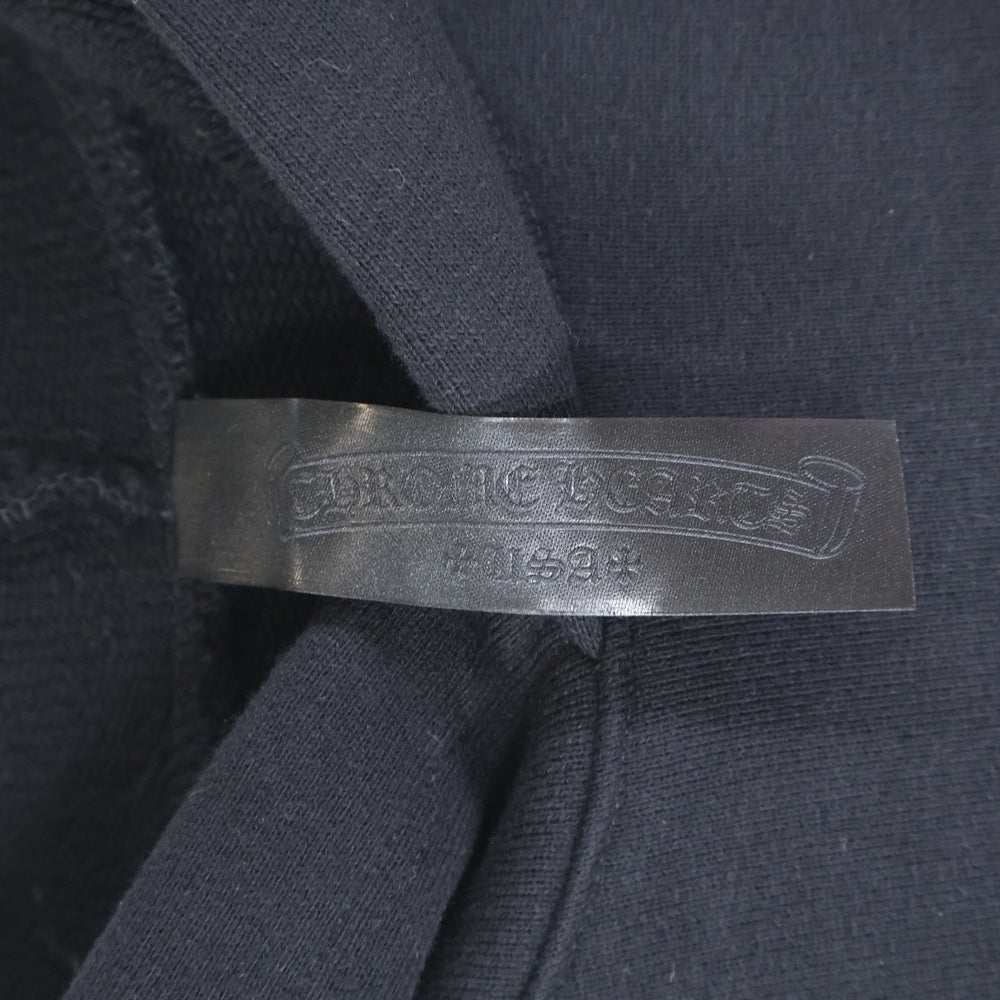 CHROME HEARTS(クロムハーツ) 7-11 HOODIE バックCHロゴクロス刺繍 プルオーバーパーカー フーディー ブラック