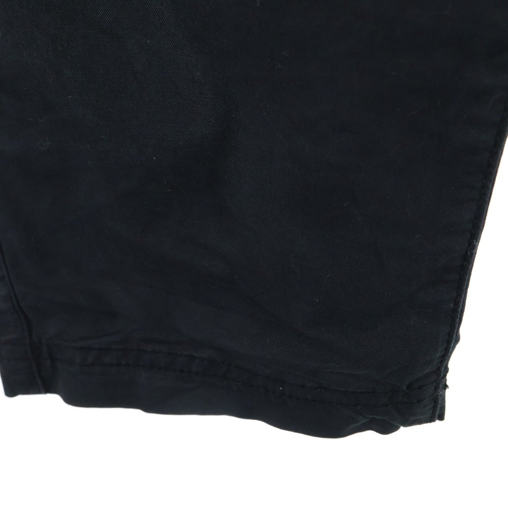 STONE ISLAND(ストーンアイランド) SUPIMA COTTON TWILL STRETCH-TC ロゴワッペン テーパード カーゴパンツ コットンパンツ ブラック K1S153100304S0010