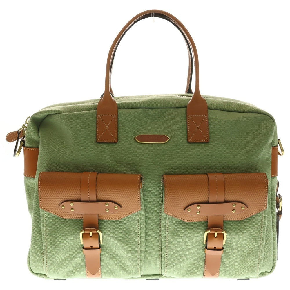 Westley Richards Bournbrook(ウェストリー・リチャーズ ボーンブルック) 48HR ウェストリー・リチャーズ ボーンブルック48HR 2WAYハンドバック ショルダーバック カーキ/ブラウン