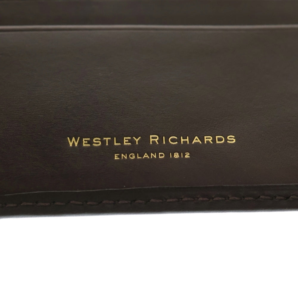 Westley Richards(ウェストリー・リチャーズ) 2つ折りレザーウォレット ブラウン
