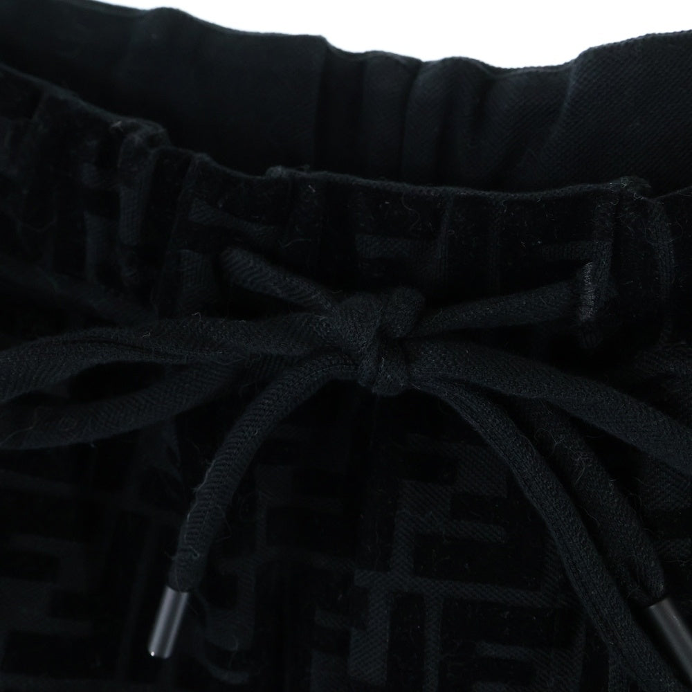 FENDI(フェンディ) ズッカ柄 シアリング ジョガーパンツ ブラック FB0461 AFRJ
