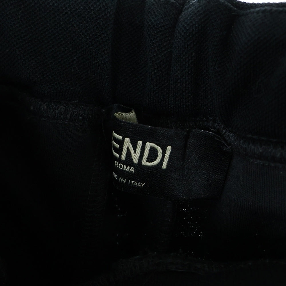 FENDI(フェンディ) ズッカ柄 シアリング ジョガーパンツ ブラック FB0461 AFRJ