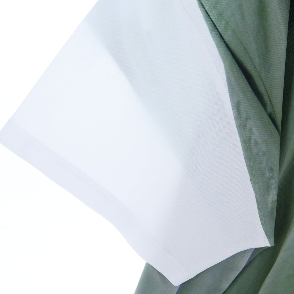 COMME des GARCONS(コムデギャルソン) 24SS オムプリュス 転写半袖Tシャツ カットソー ホワイト/グリーン PM-T006