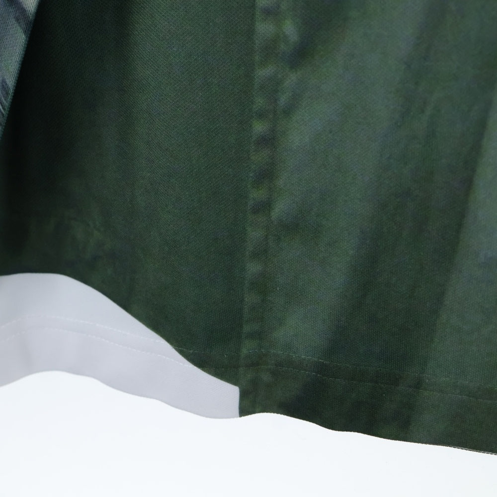 COMME des GARCONS(コムデギャルソン) 24SS オムプリュス 転写半袖Tシャツ カットソー ホワイト/グリーン PM-T006