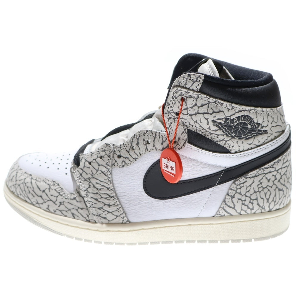 NIKE(ナイキ) AIR JORDAN 1 RETRO HIGH OG White Cement Safari エア