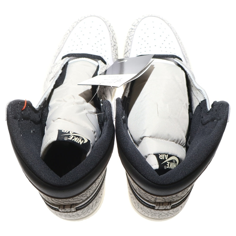 NIKE(ナイキ) AIR JORDAN 1 RETRO HIGH OG White Cement Safari エア ジョーダン 1 レトロ ハイカットスニーカー ホワイトセメント ホワイト/グレー US10/28.0cm DZ5485-052