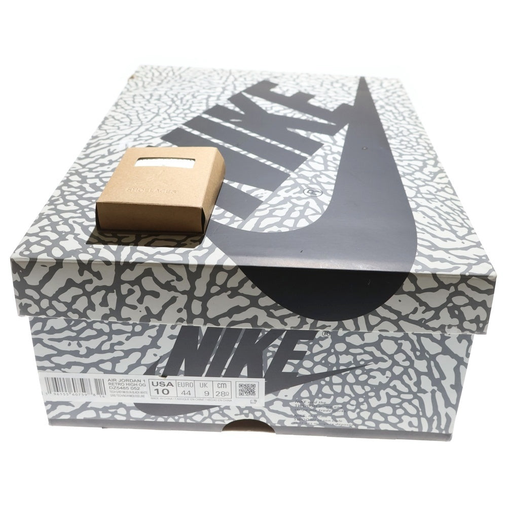 NIKE(ナイキ) AIR JORDAN 1 RETRO HIGH OG White Cement Safari エア ジョーダン 1 レトロ ハイカットスニーカー ホワイトセメント ホワイト/グレー US10/28.0cm DZ5485-052