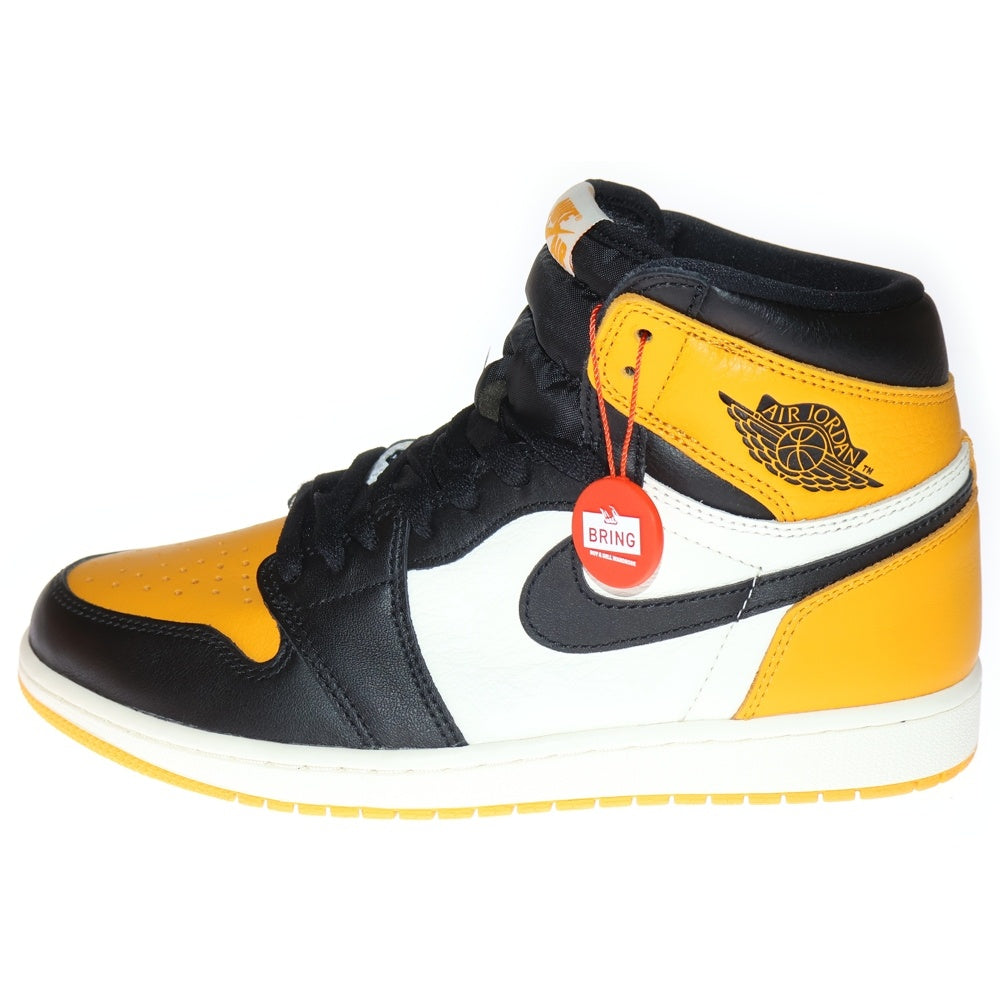 NIKE(ナイキ) AIR JORDAN 1 RETRO HIGH OG TAXI 555088-711 エアジョーダン 1 レトロ タクシー ハイカットスニーカー シューズ イエロー/ブラック US9/27.0cm