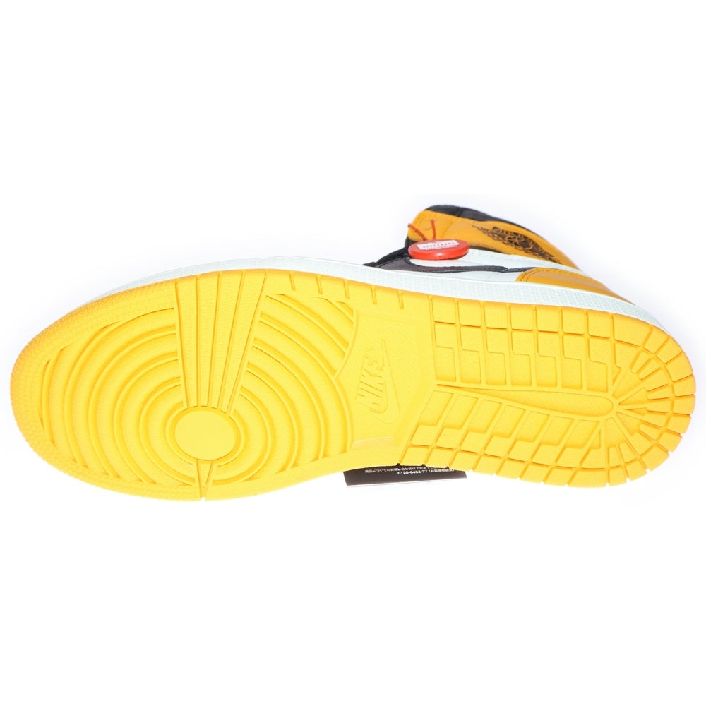 NIKE(ナイキ) AIR JORDAN 1 RETRO HIGH OG TAXI 555088-711 エアジョーダン 1 レトロ タクシー ハイカットスニーカー シューズ イエロー/ブラック US9/27.0cm