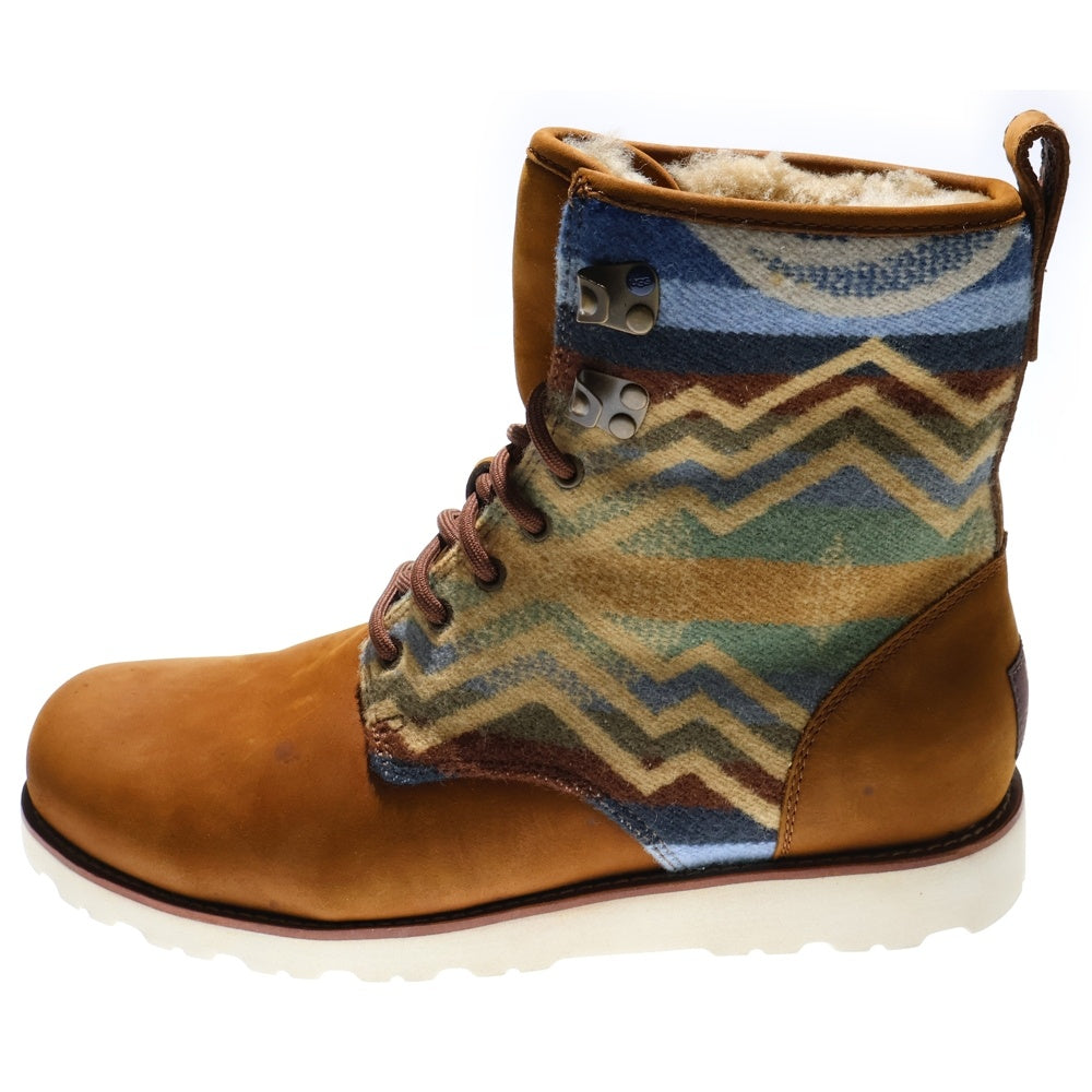 UGG(アグ) × PENDLETON ×ペンドルトン レースアップ ムートンブーツ シューズ ブラウン F19015H