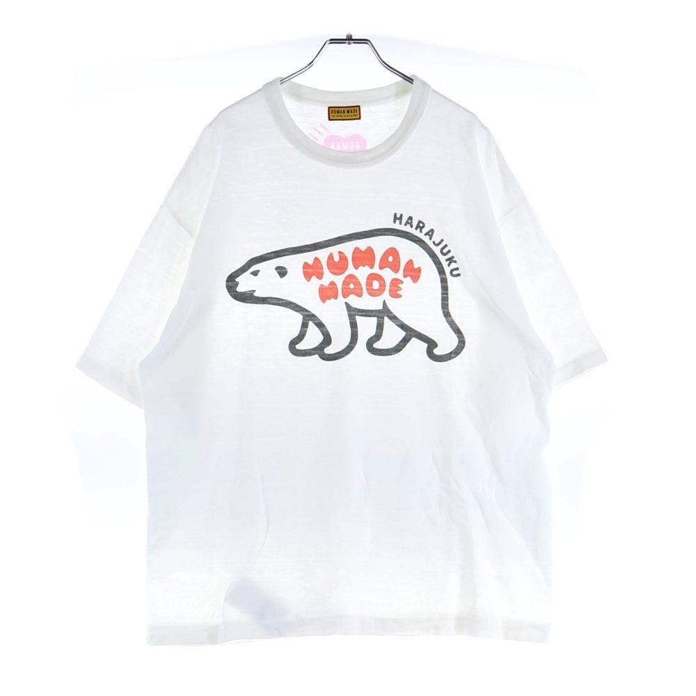 HUMAN MADE(ヒューマンメイド) GRAPHIC T-SHIRT HARAJUKU 原宿限定 フロントプリント半袖Tシャツカットソー ホワイト
