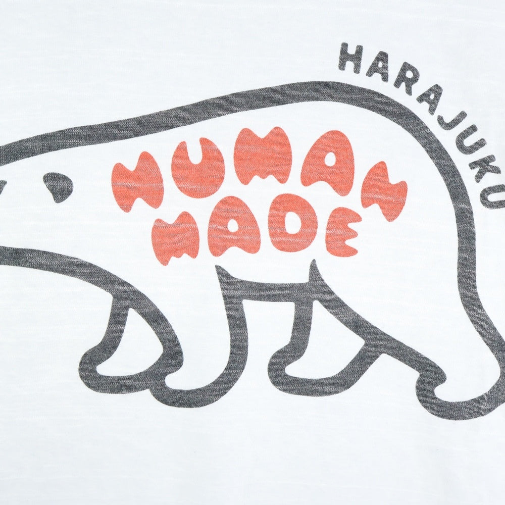 HUMAN MADE(ヒューマンメイド) GRAPHIC T-SHIRT HARAJUKU 原宿限定 フロントプリント半袖Tシャツカットソー ホワイト