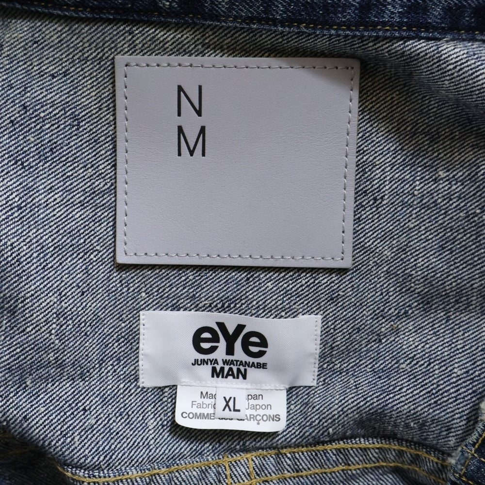 JUNYA WATANABE COMME des GARCONS(ジュンヤワタナベ コムデギャルソン) 24AW New Manual W Name Jacket ニューマニュアルデニムジャケット インディゴ WN-J924