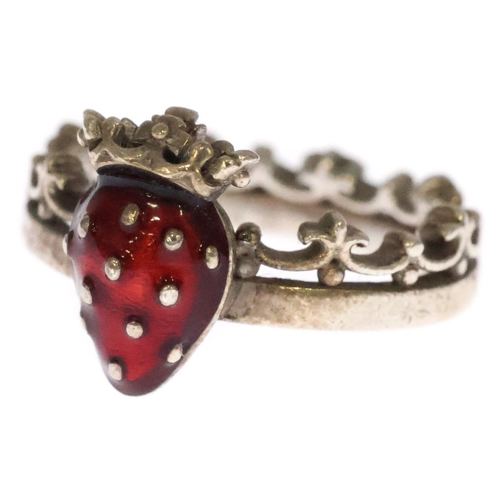 Justin Davis(ジャスティンデイヴィス) STRAWBERRY SWITCH BLADE ストロベリー シルバー/レッド リング