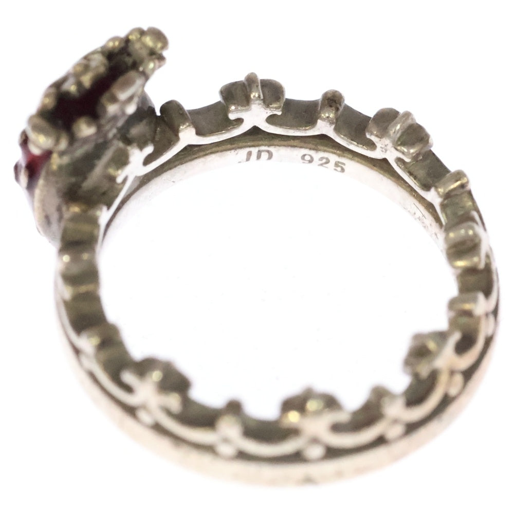 Justin Davis(ジャスティンデイヴィス) STRAWBERRY SWITCH BLADE ストロベリー シルバー/レッド リング