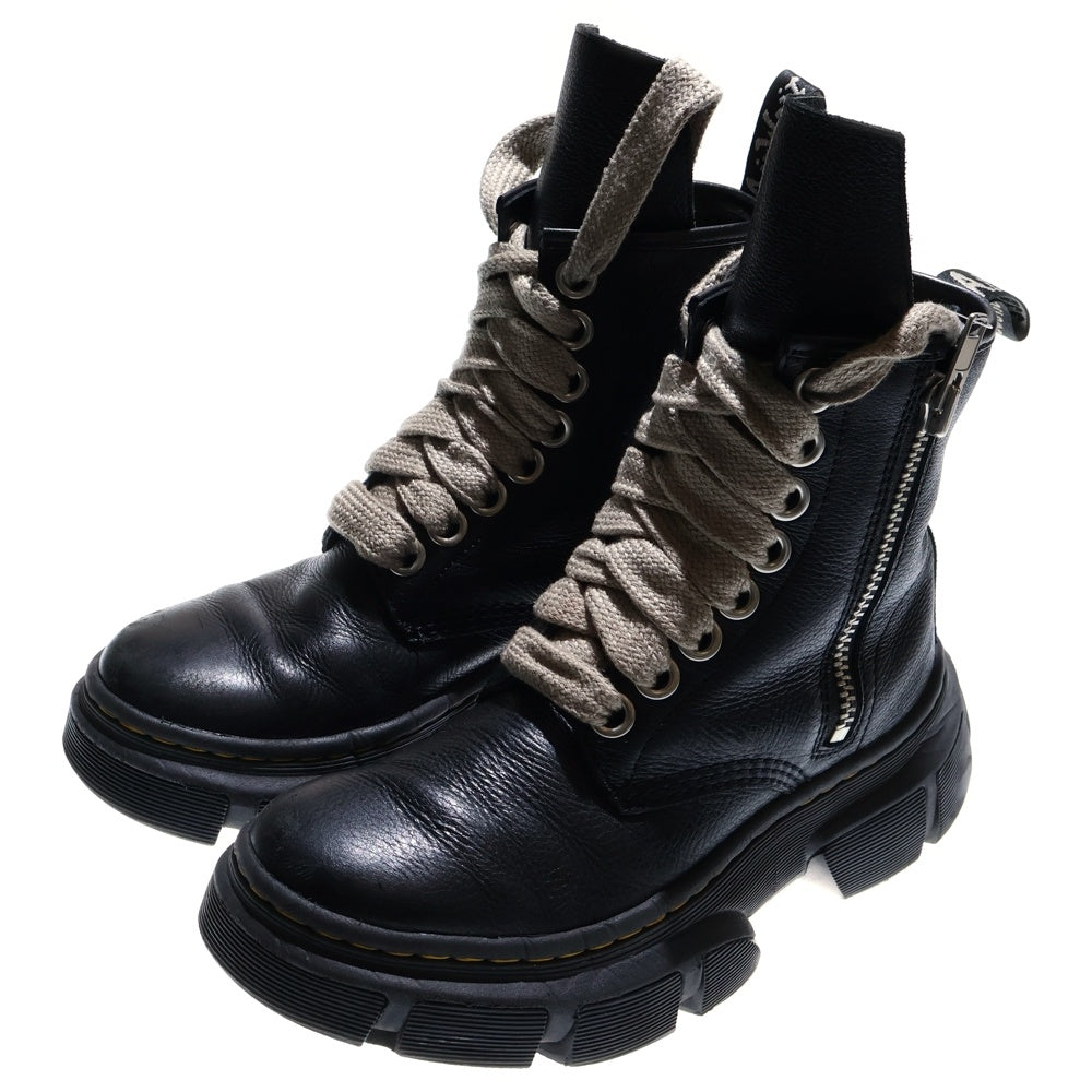 Rick Owens(リックオウエンス) ×Dr.Martens 1460 JUMBO LACE BOOT ドクターマーチン ジャンボレース レザーブーツ ブラック DM01D7810