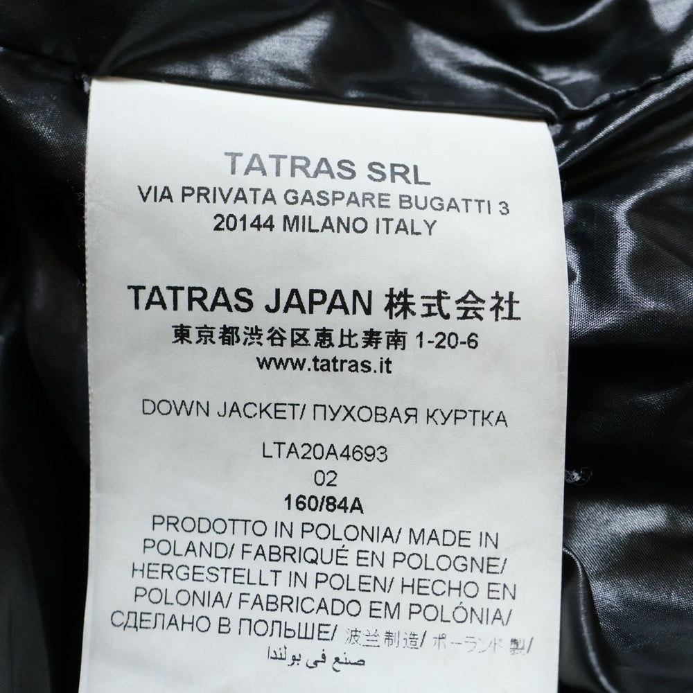 TATRAS(タトラス) ナイロン ロングダウンジャケット コート レディース ブラック LTA20A4693