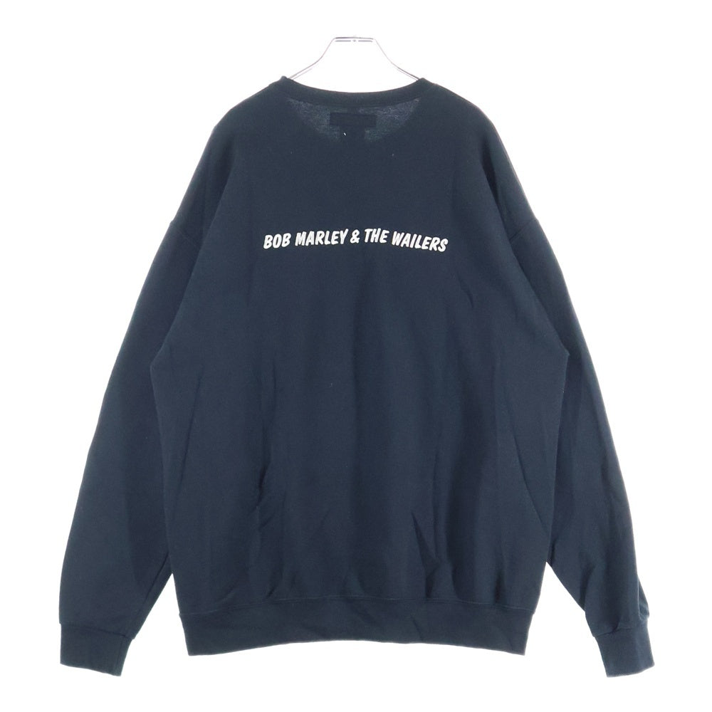 WACKO MARIA(ワコマリア) 24FW BOB MARLEY CREW NECK スウェット ロングスリーブT ブラック