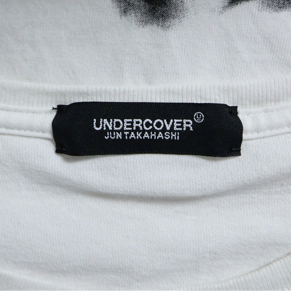 UNDERCOVER(アンダーカバー) 25AW TEE Print_Schaltplan FAUSTバンド アートワーク グラフィック オーバーサイズ Tシャツ ホワイト