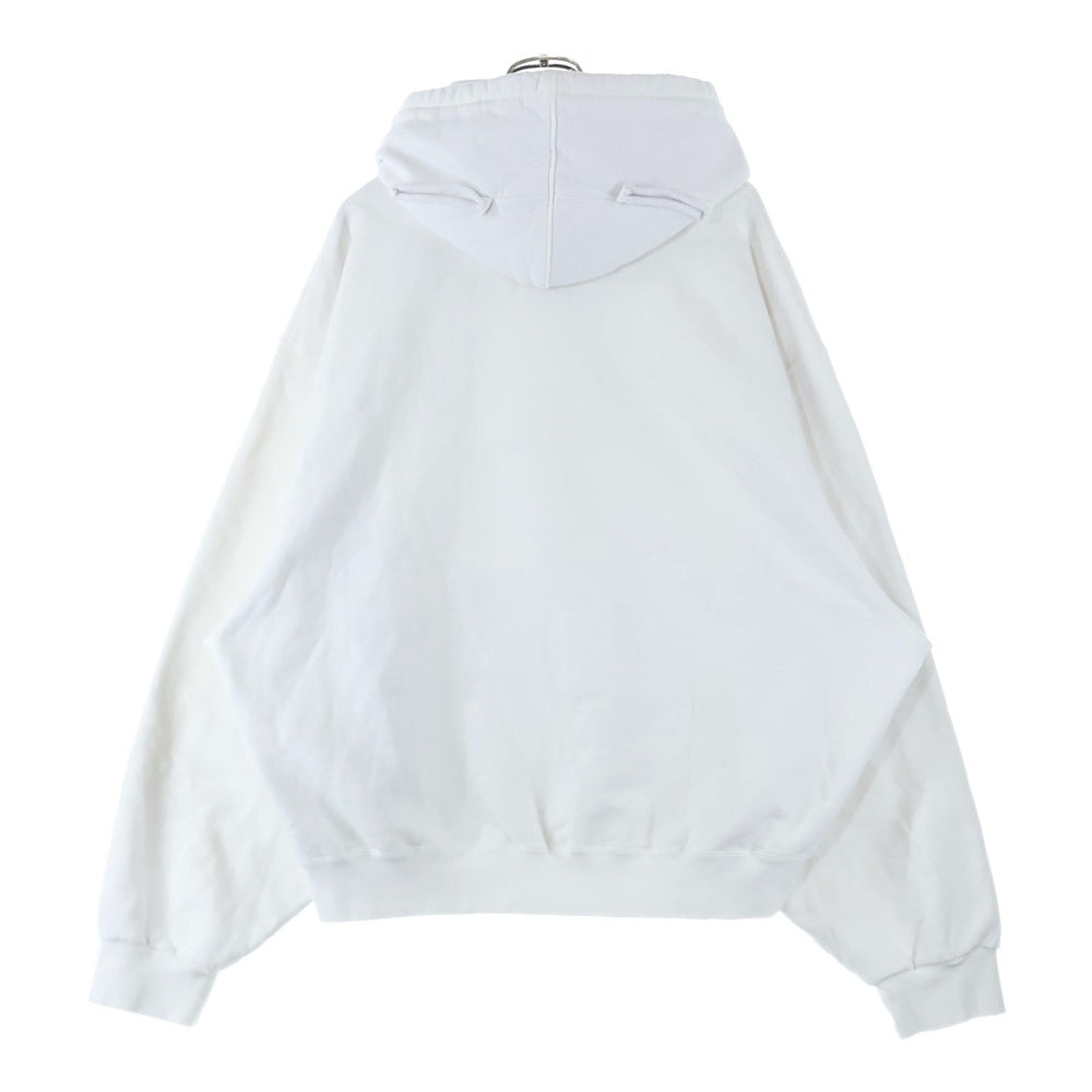 doublet(ダブレット) 25AW VILLAIN COVER PRINT HOODIE プリント プルオーバーパーカー フーディ ホワイト 25AW47CS410