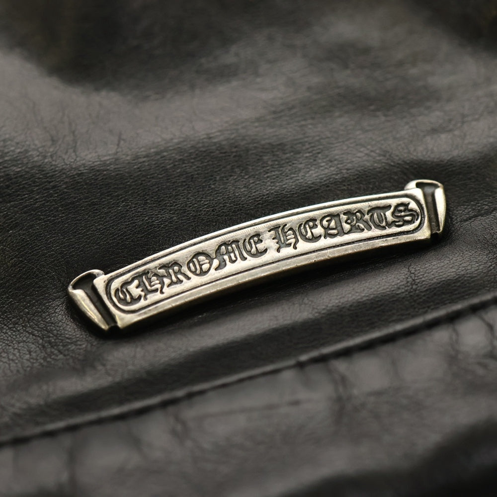 CHROME HEARTS(クロムハーツ) オールド ガンスリンガー レザートート バッグ ブラック