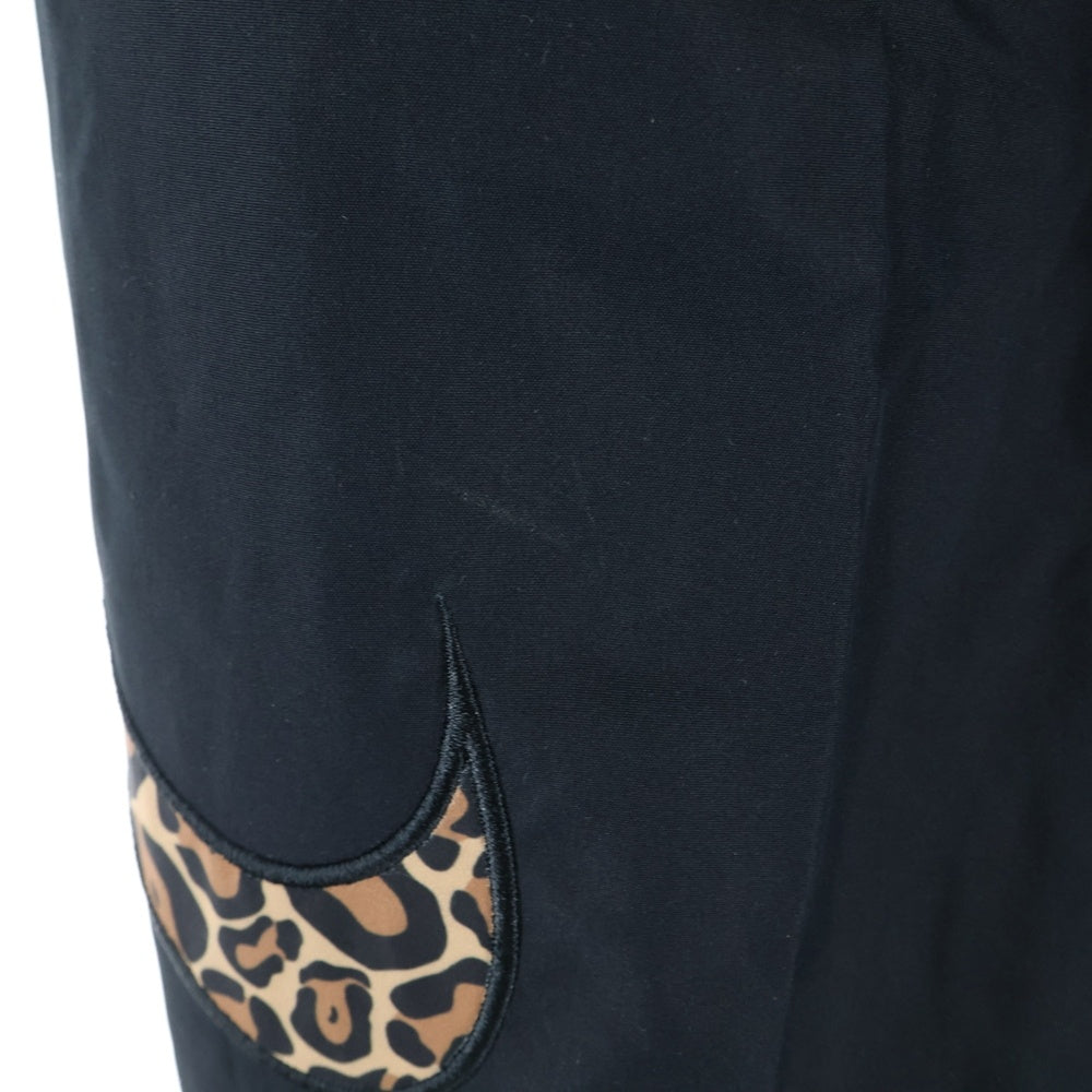 NIKE(ナイキ) × KITH Max Swoosh Pant ANIMAL キス ロゴパッチ トラックパンツ ブラック AH8725-010