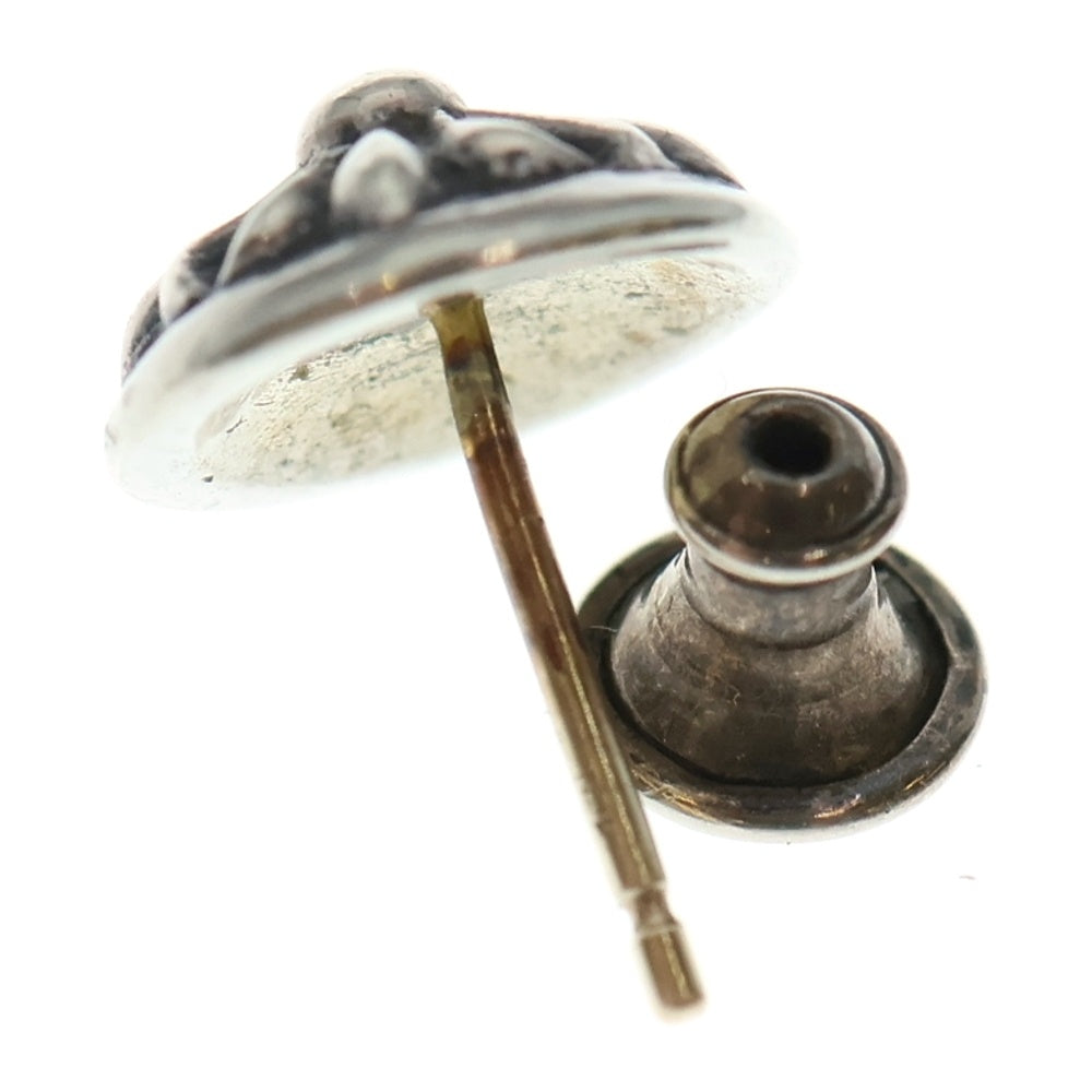 CHROME HEARTS(クロムハーツ) STUD CRSBLL クロスボールスタッドピアス シルバー BCA110