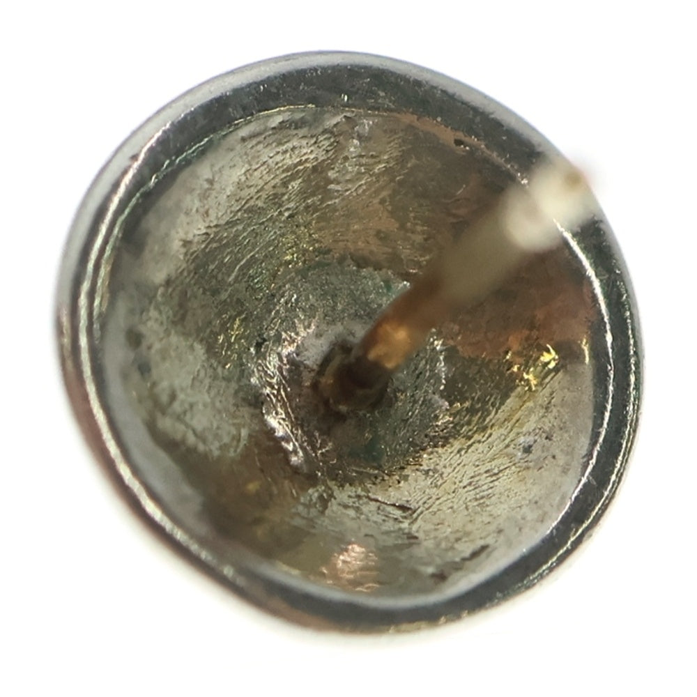 CHROME HEARTS(クロムハーツ) STUD CRSBLL クロスボールスタッドピアス シルバー BCA110