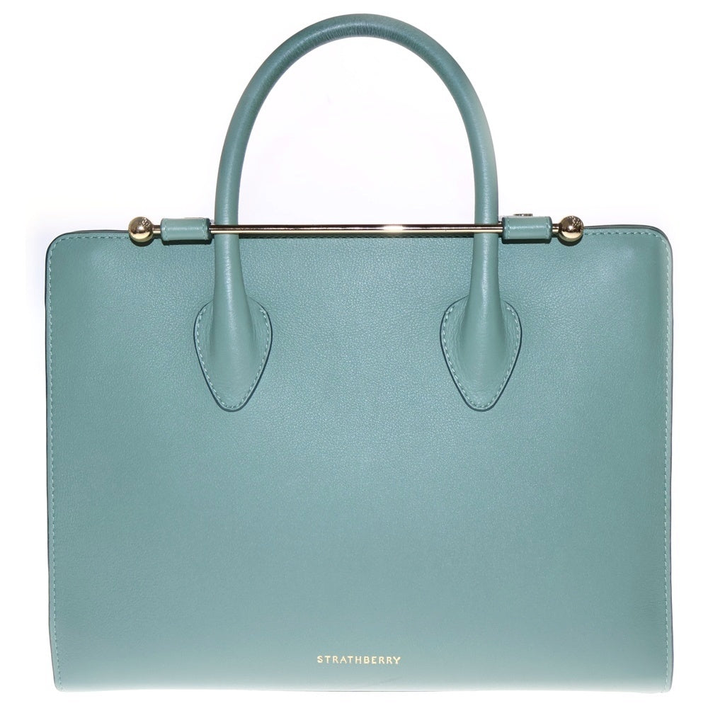 NO BRAND(ノーブランド) Strathberry ストラスベリー Midi Tote 2wayハンド ショルダーバッグ グリーン