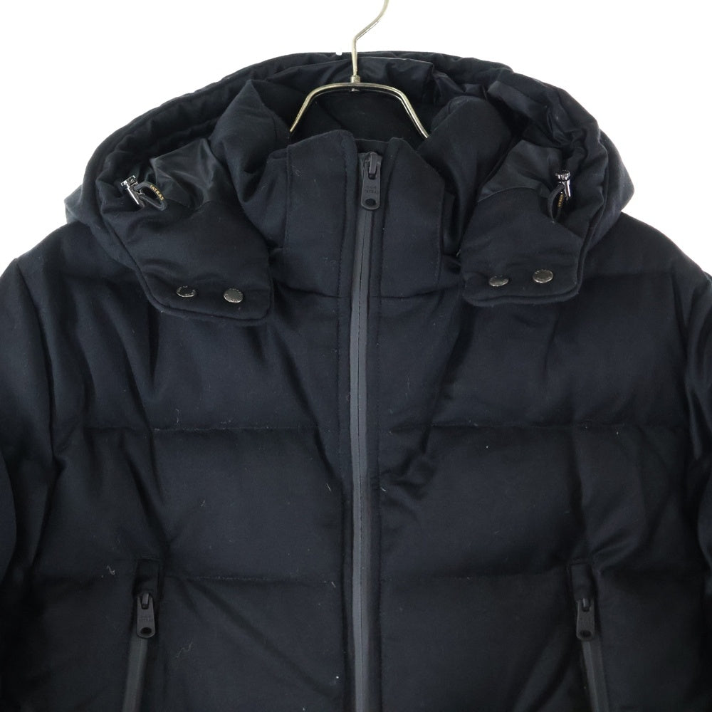 TATRAS(タトラス) 21AW AGORDO アゴルド マルチポケット フーデッド ジップアップ ダウンジャケット ブラック MTKE21A4148-D