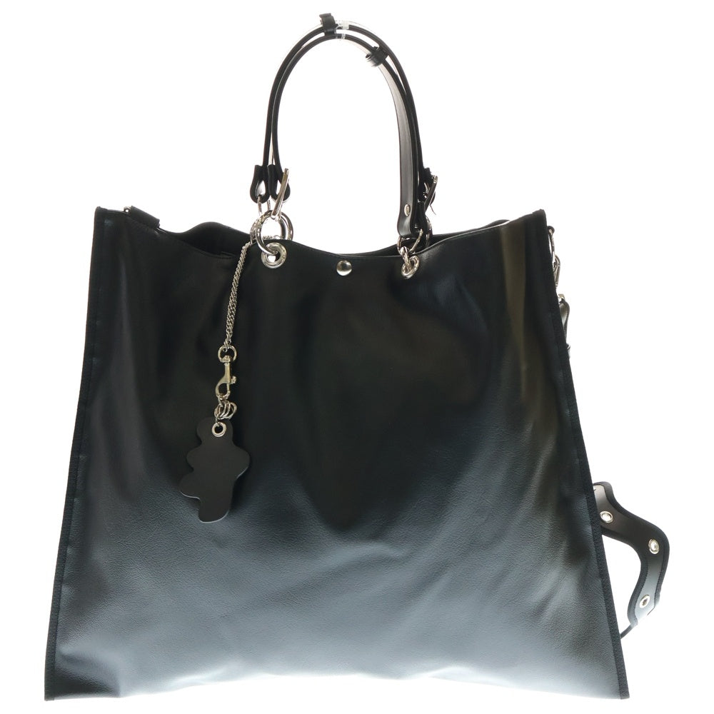 NO BRAND(ノーブランド) nori enomoto ノリ エノモト samedi soir 変形2WAYレザーショルダーバッグ ハンドバッグ ブラック