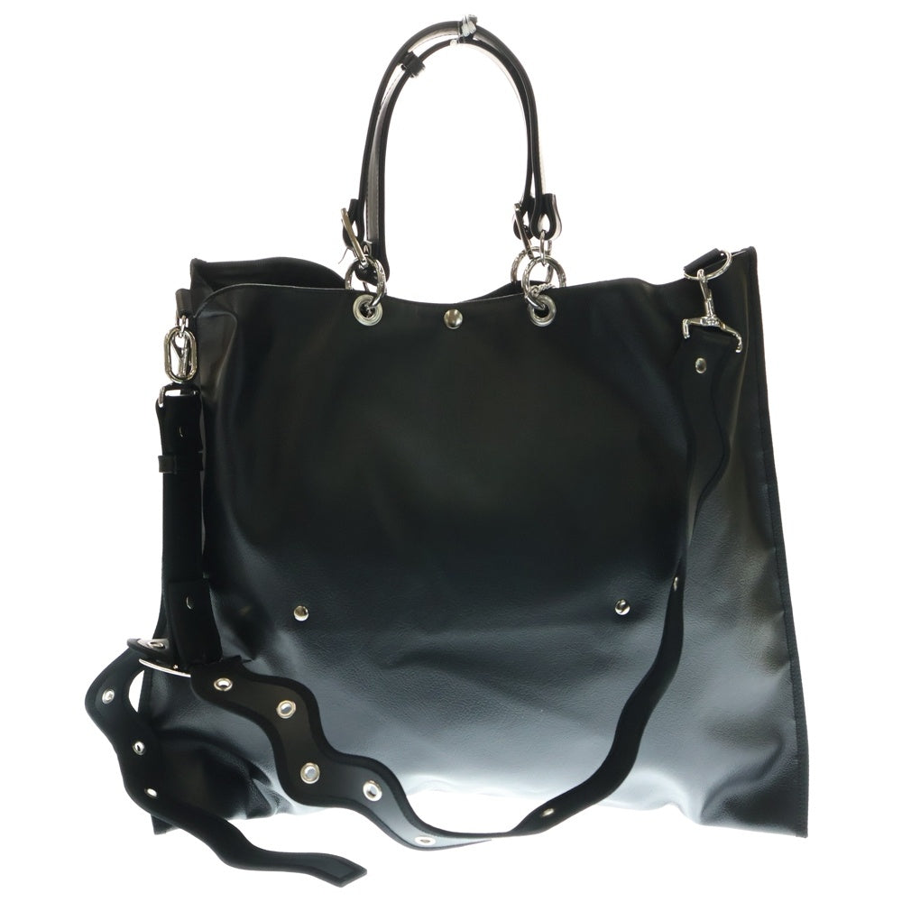 NO BRAND(ノーブランド) nori enomoto ノリ エノモト samedi soir 変形2WAYレザーショルダーバッグ ハンドバッグ ブラック