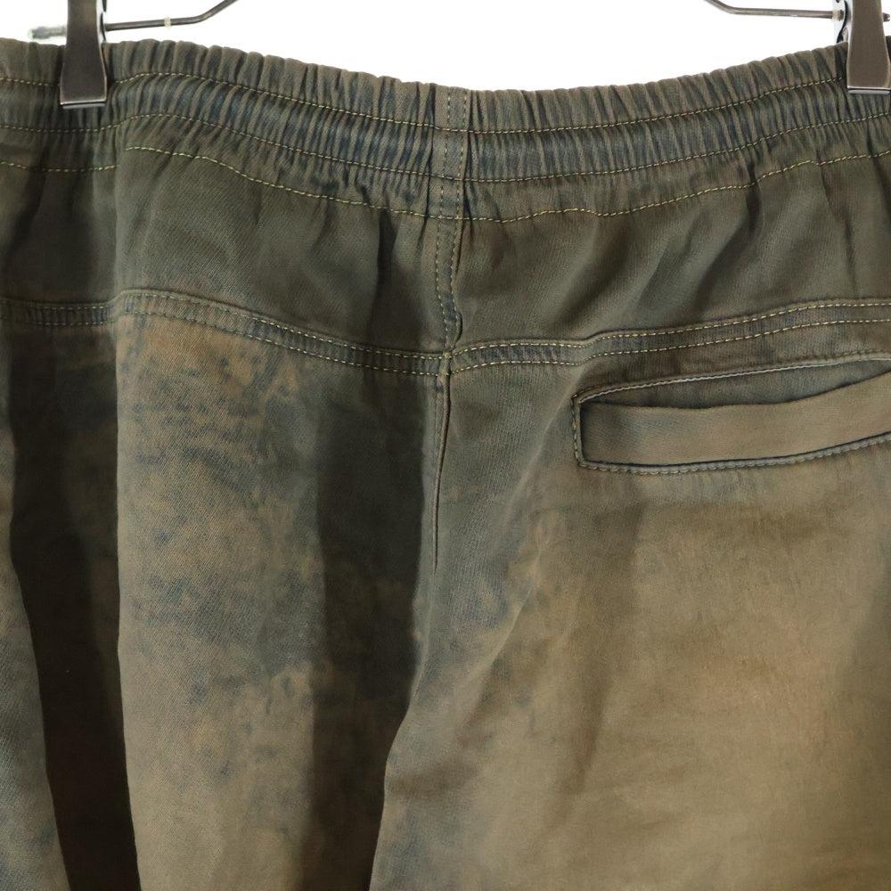DIESEL(ディーゼル) D-MARTIANS-S マーシャン ドローストリング ストーンウォッシュ加工 スウェットパンツ ブラウン A13142