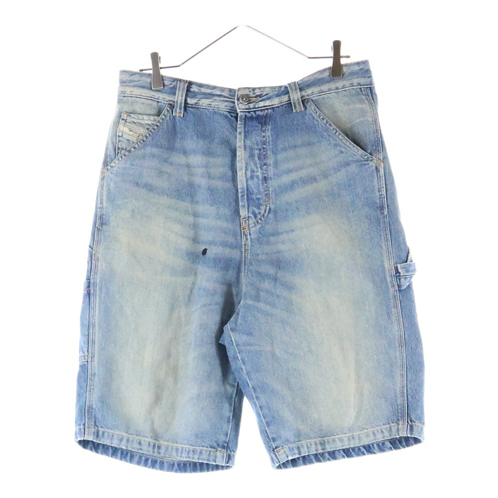 DIESEL(ディーゼル) 24SS D-LIVERY-SHORT カーペンター ハーフデニムパンツ ショーツ インディゴ A14072