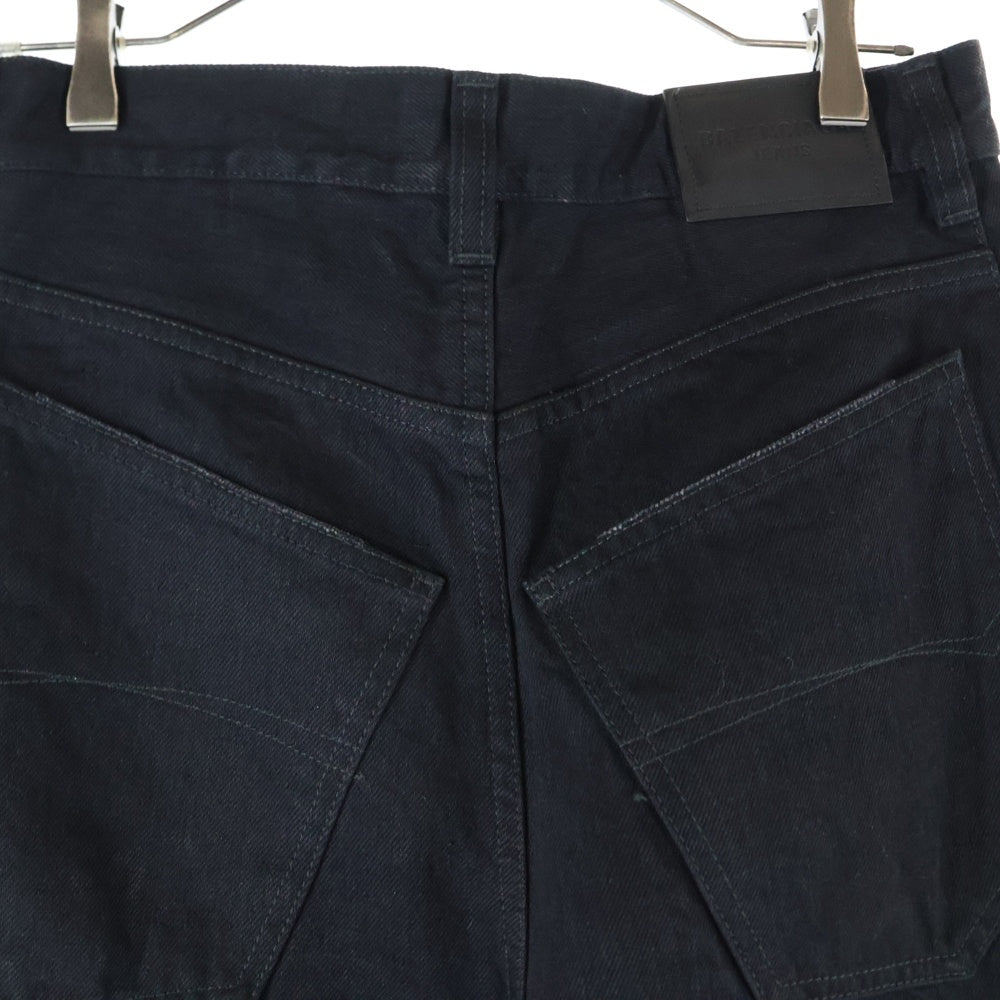 BALENCIAGA(バレンシアガ) 22SS ダメージ加工 バギーデニムパンツ ブラック 675230