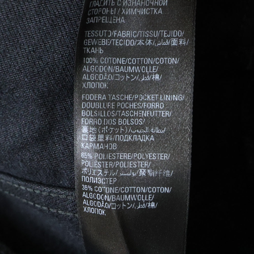 BALENCIAGA(バレンシアガ) 22SS ダメージ加工 バギーデニムパンツ ブラック 675230