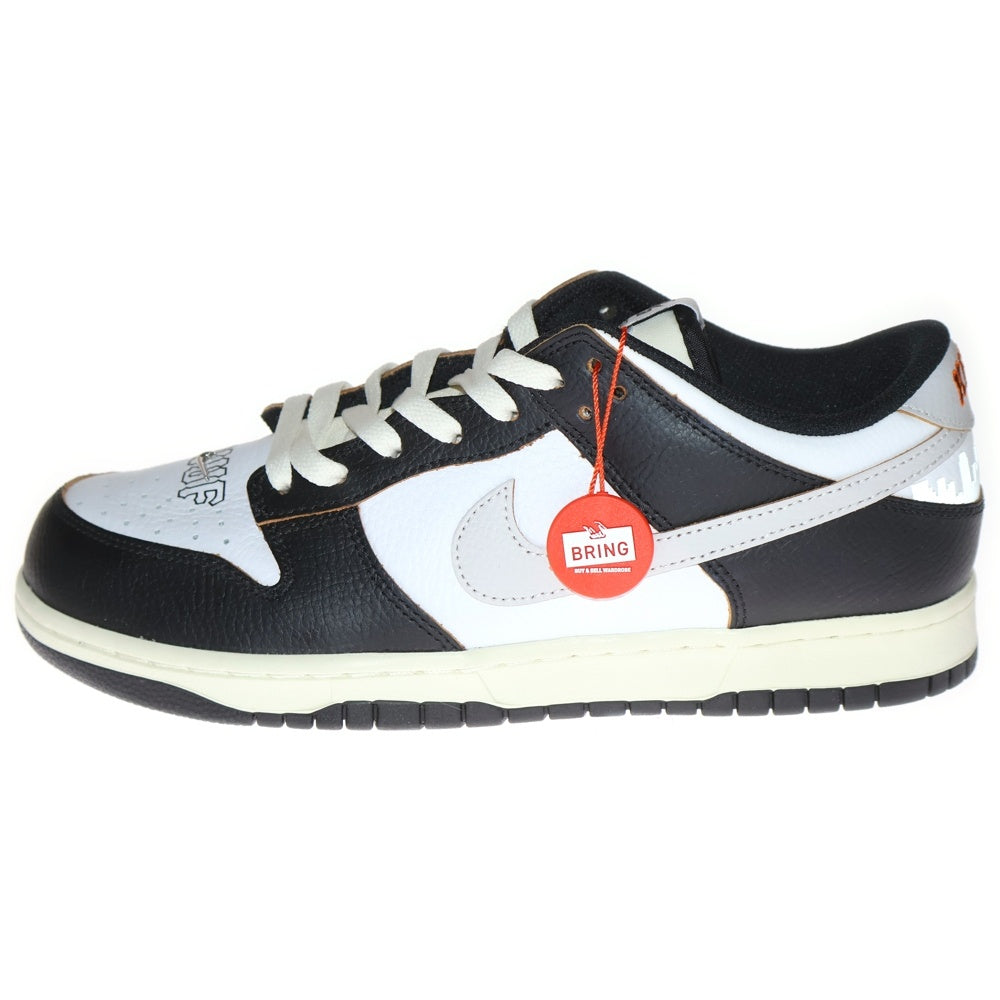 NIKE SB(ナイキエスビー) ×HUF DUNK LOW OG QS New York FD8775‐001 ハフ ダンク ローカットスニーカー シューズ ブラック ホワイト US10/28cm FD8775‐001