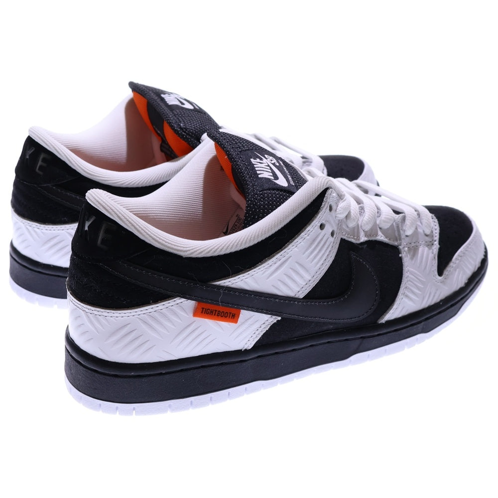 NIKE SB(ナイキエスビー) ×TIGHTBOOTH DUNK LOW PRO QS タイトブース エスビーダンク ローカットスニーカー ホワイト/ブラック US10/28cm FD2629-100