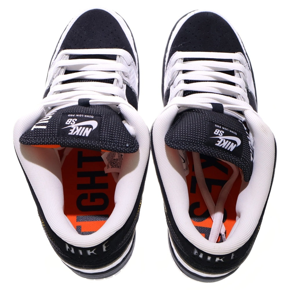 NIKE SB(ナイキエスビー) ×TIGHTBOOTH DUNK LOW PRO QS タイトブース エスビーダンク ローカットスニーカー ホワイト/ブラック US10/28cm FD2629-100