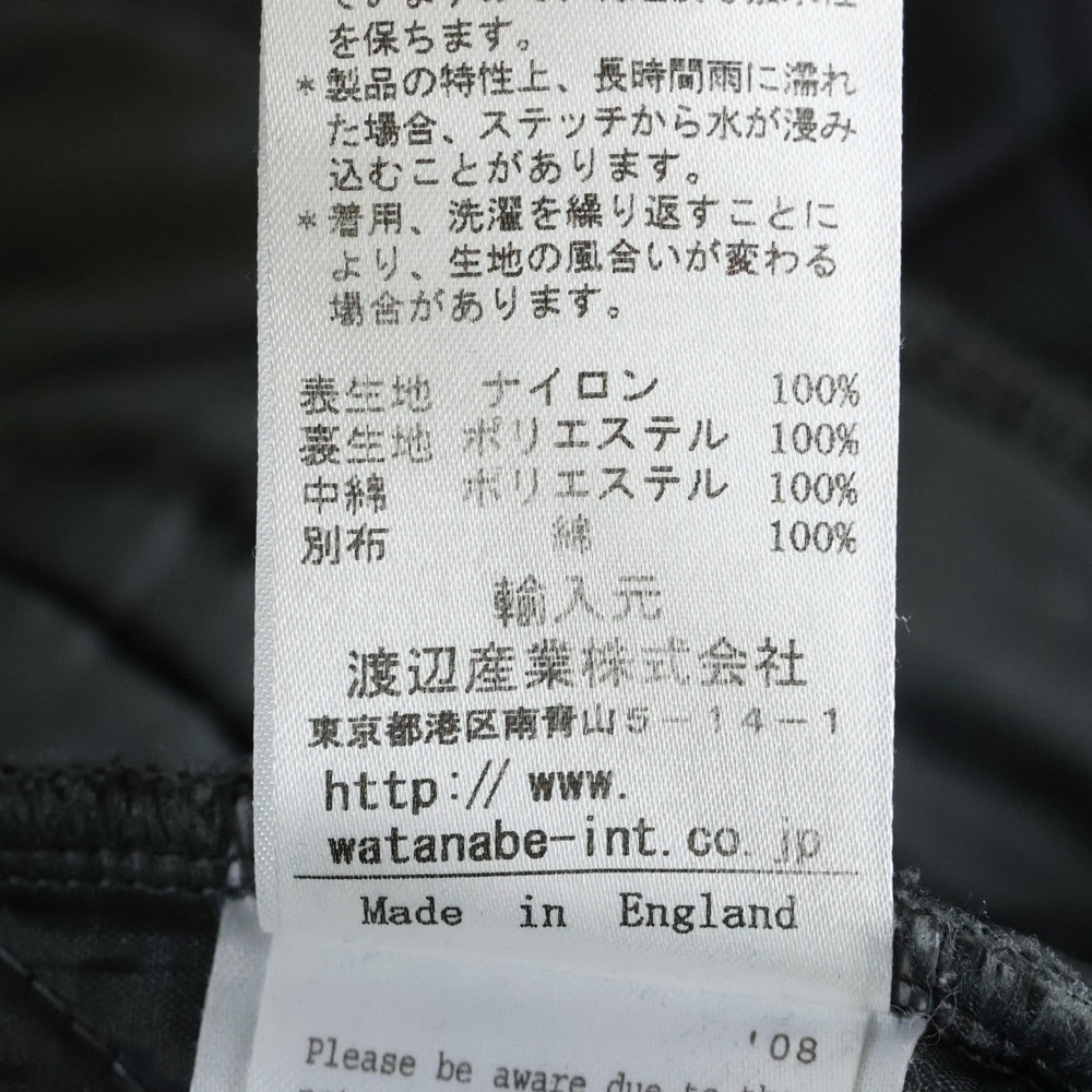 LAVENHAM(ラベンハム) コーデュロイ切り替え キルティングジャケット ブラック