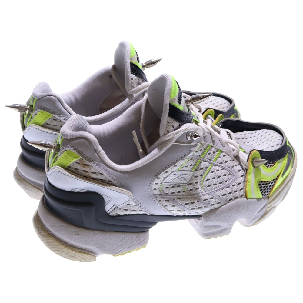 VETEMENTS(ヴェトモン) ×Reebok 20SS spike runner 400 スパイクランナー スタッズ装飾 ローカットスニーカー グリーン/グレー DV8220