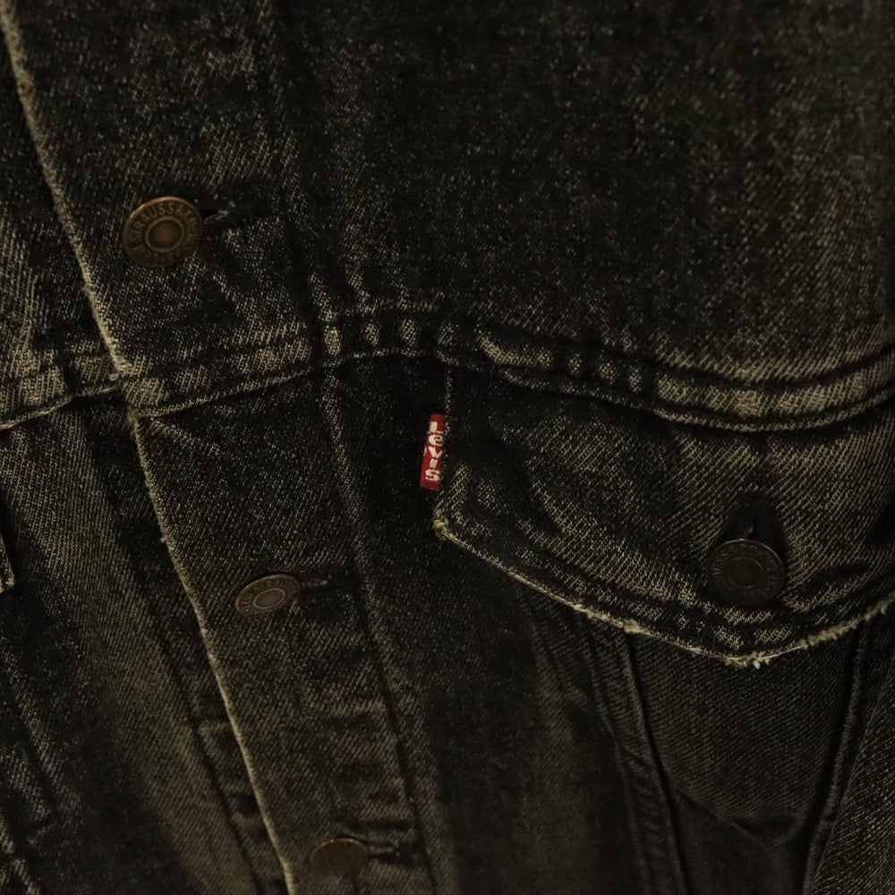 Levi's(リーバイス) 80S 70507-4858 先染め ブラックデニムジャケット ブラック 527